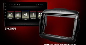 JR8 Imports destaca central multimídia e moldura para Jeep Renegade
