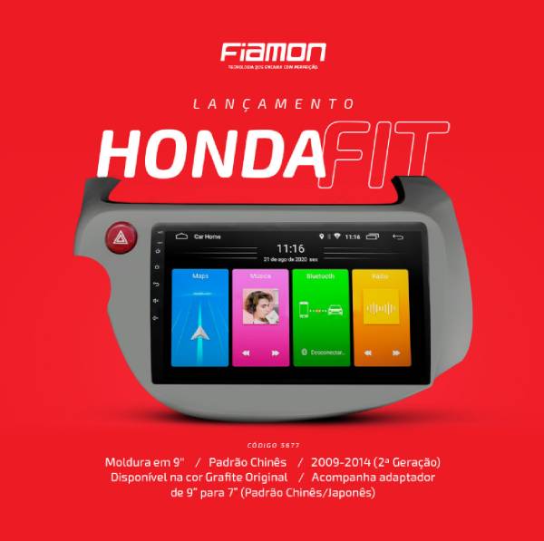 Fiamon lança moldura para o Honda Fit