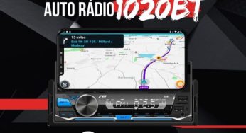 Jr8 Imports destaca auto rádio 1020 BT