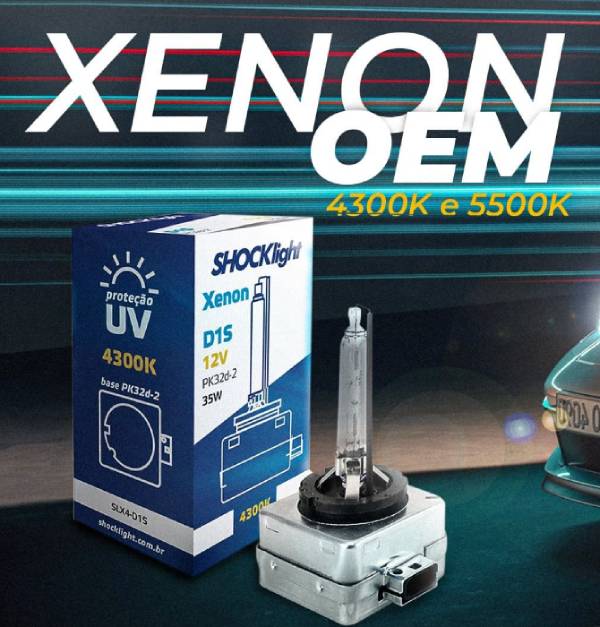 Shocklight destaca Xenon OEM de 4300k e 5500k