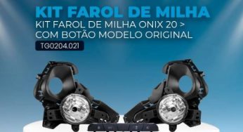 Tiger Auto lança kit de farol de milha para Chevrolet Onix 