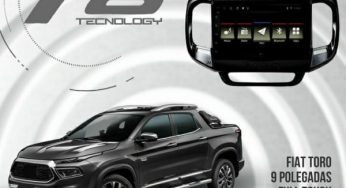 JR8 Imports lança central multimídia para Fiat Toro