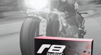 JR8 Imports lança farol auxiliar para motos R8 Headlight