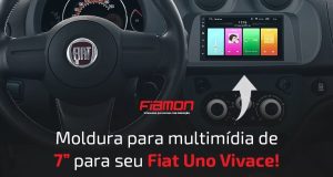Fiamon lança moldura para Fiat Uno Vivace fabricado entre 2014 e 2021