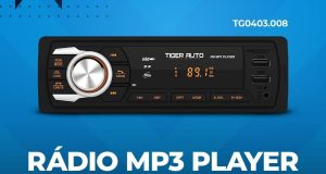 Tiger Auto lança Rádio MP3 Player com Bluetooth
