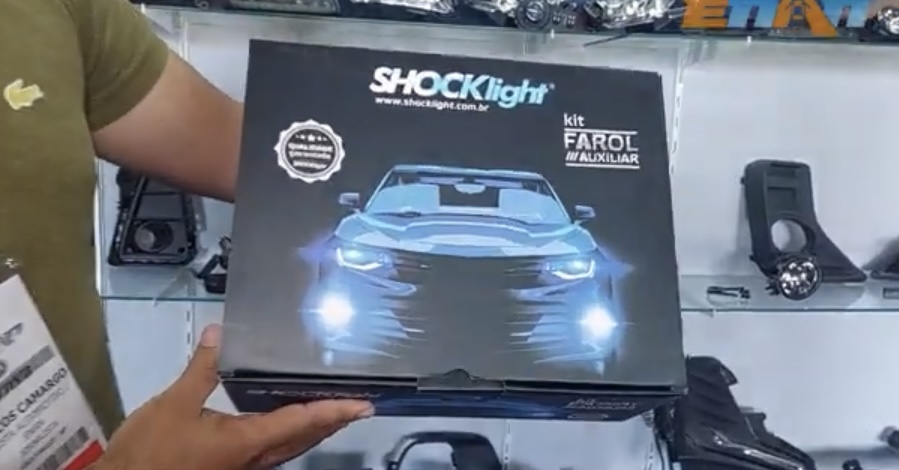 Shocklight lança novos kits de farol auxiliar, LED e kit elíptico no ENAN 2024